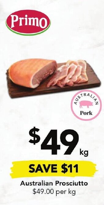 Drakes Australian Prosciutto offer