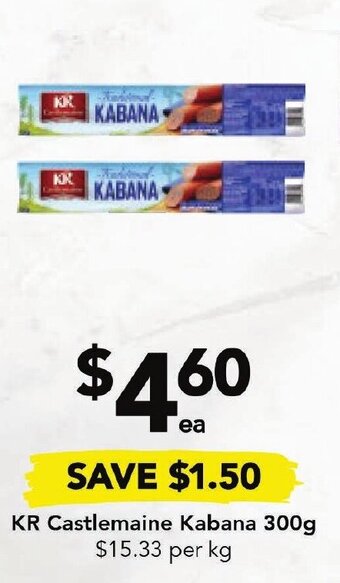 Drakes KR Castlemaine Kabana 300g offer