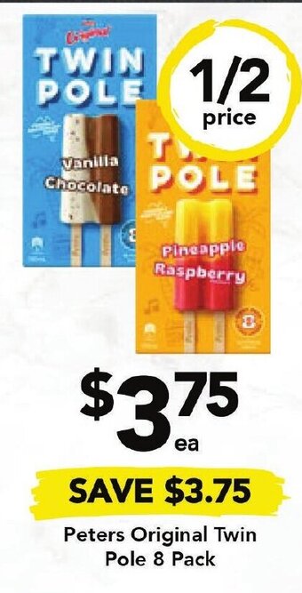 Drakes Peters Original Twin Pole 8 Pack offer