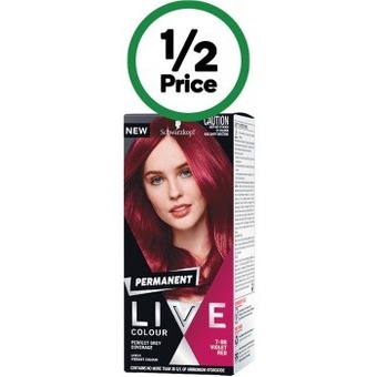 Woolworths Schwarzkopf live hair colour permanent offer