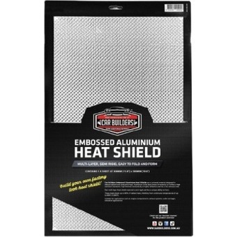 Autobarn Car builders aluminium embossed semi rigid heat shield offer