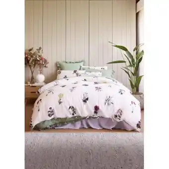 Myer Heritage flora cotton quilt cover set^ offer