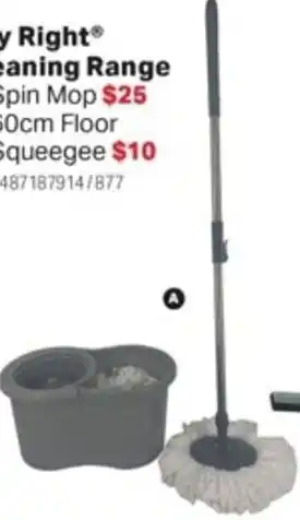 Mitre 10 Buy Right Cleaning Range Spin Mop offer
