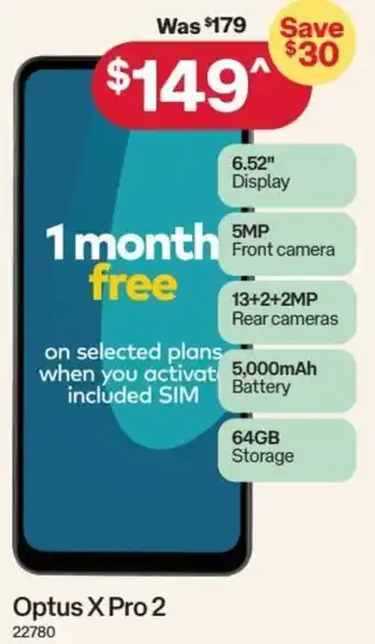Australia Post Optus X Pro 2 offer