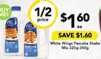 Drakes White Wings Pancake Shake Mix 325g-350g offer