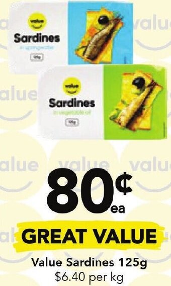 Drakes Value Sardines 125g offer