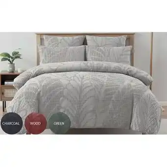 Spotlight Koo selma cotton jacquard quilt cover set offer