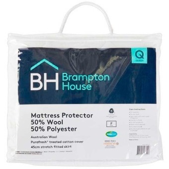 Spotlight Brampton house 50% wool 50% polyester mattress protector offer