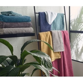 Spotlight Brampton house zero twist ribbed towel range offer