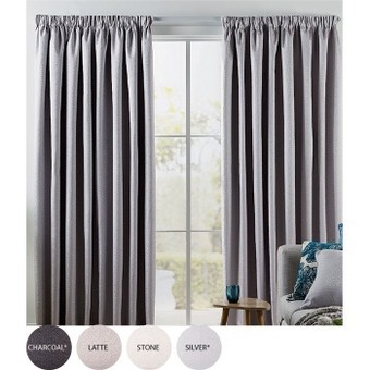 40% off abbey blockout pencil pleat curtains