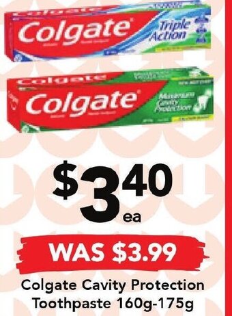 Drakes Colgate Cavity Protection Toothpaste 160g-175g offer