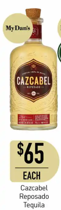 Dan Murphy's Cazcabel Reposado Tequila offer