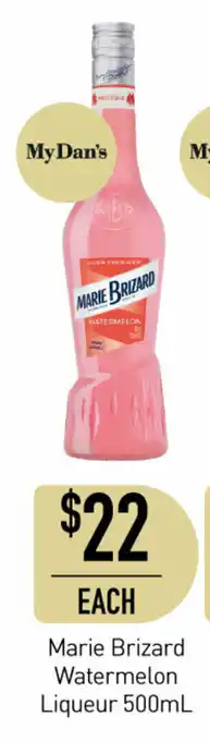 Marie Brizard Watermelon Liqueur 500mL