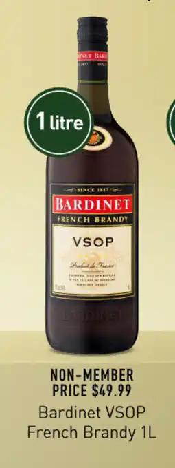 Bardinet VSOP French Brandy 1L