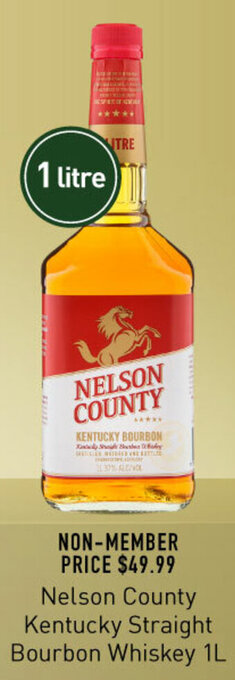 Dan Murphy's Nelson County Kentucky Straight Bourbon Whiskey 1L offer