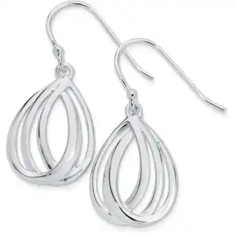 Angus & Coote Sterling silver drop earrings offer