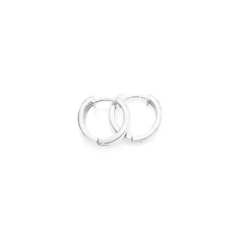 Angus & Coote Sterling silver small flat hoop earrings offer