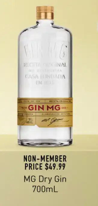 Dan Murphy's MG Dry Gin 700mL offer