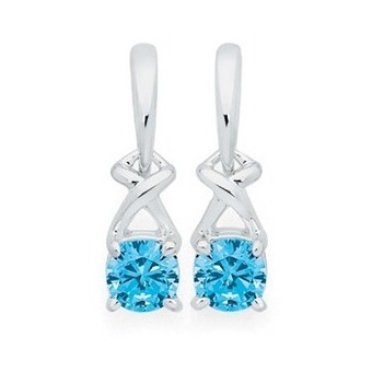 Goldmark Sterling silver cubic zirconia earrings offer