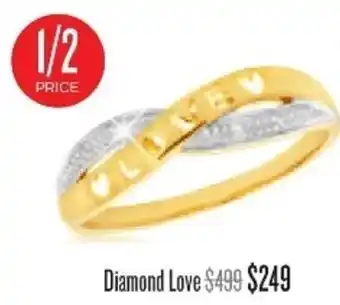 Diamond Love Ring
