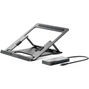 Alogic flex adjustable laptop stand and usb-c hub bundle