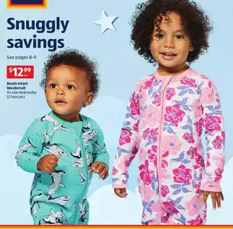 ALDI Bonds Body Infant offer