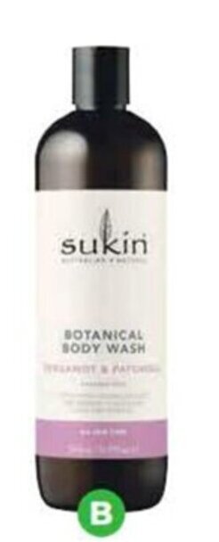 Woolworths Sukin Body Wash 500ml offer