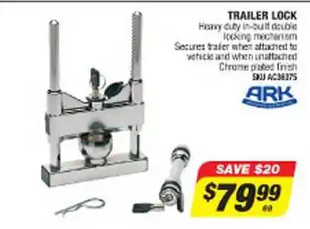 Trailer lock ark