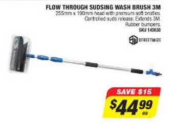 Autobarn Flow through sudsing wash brush 3m offer