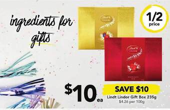 Drakes Lindt lindor gift box offer