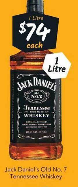 Cellarbrations Jack daniel's old no. 7 tennessee whiskey offer
