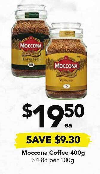 Drakes Moccona coffee offer