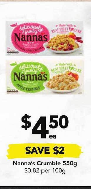 Drakes Nanna's crumble offer
