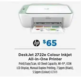 Betta Hp deskjet 2722e colour inkjet all-in-one printer offer