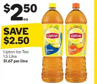 Woolworths Lipton ice tea offer