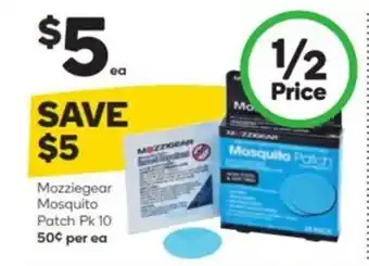Mozziegear Mosquito Patch Pk 10
