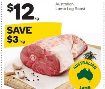 Woolworths Australian Lamb Leg Roast offer