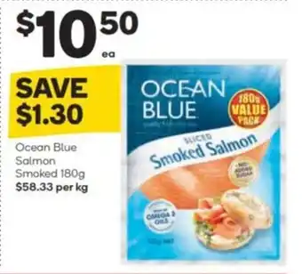 Woolworths Ocean Blue Salmon Smoked 180g offer