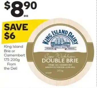 Woolworths King Island Camembert 170-200g offer