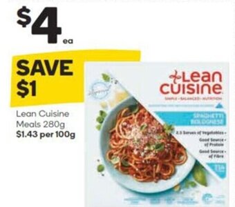 Woolworths Lean Cuisine Meals 280g offer