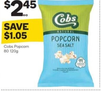 Woolworths Cobs Popcorn 80 120g offer