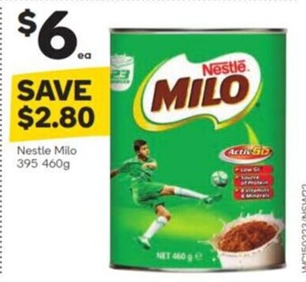 Woolworths Nestle Milo 395-460g offer