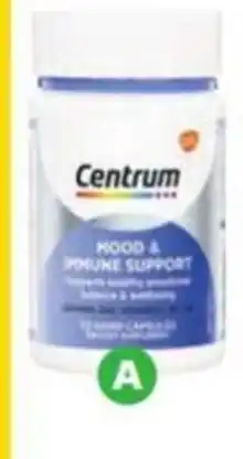 Woolworths Centrum Mood & Immune Support Capsules Pk 50 offer