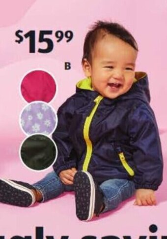 ALDI Infant Fleece Lined Jacket offer