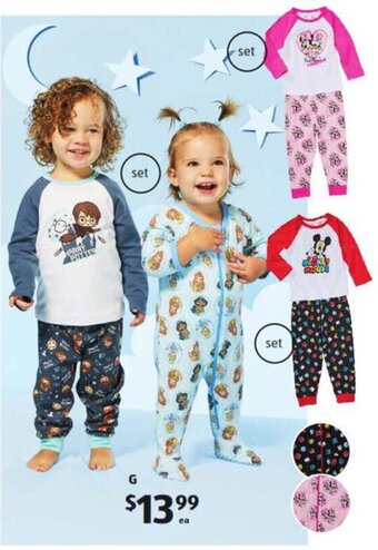 ALDI Infant Licensed Sleepwear offer