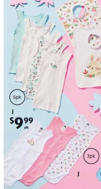 Big Softies Infant Singlets 5pk or Singletsuits 3pk