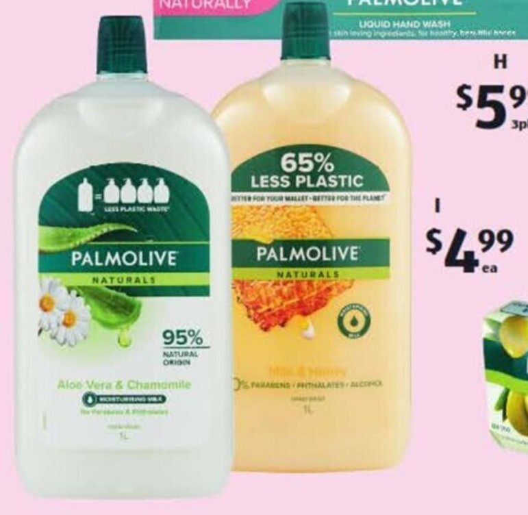 Palmolive Liquid Hand Wash Refill 1L offer at ALDI