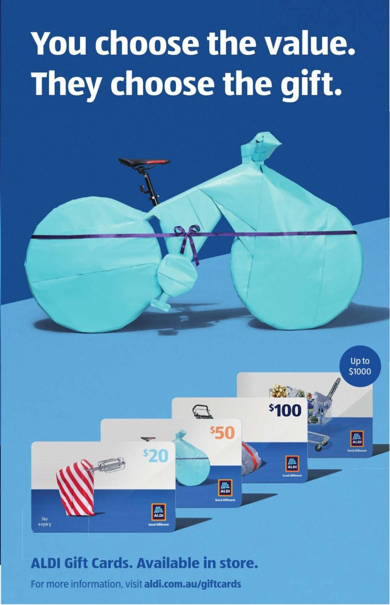 Aldi Gift Cards offer at ALDI