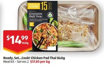ALDI Ready, Set..Cook! Chicken Pad Thai 840g offer