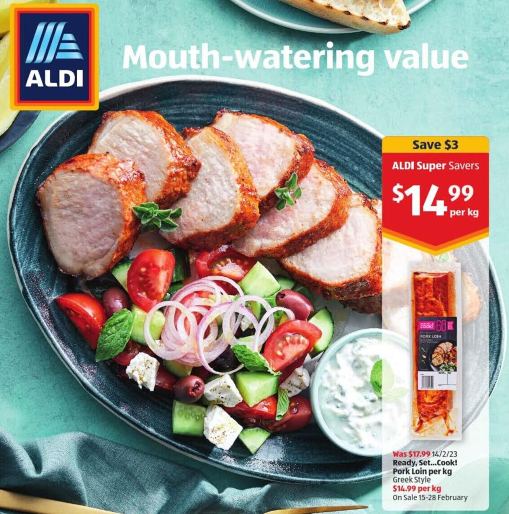 Ready,Set..Cook! Pork Loin Per Kg offer at ALDI
